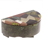 Шкатулка с зеркалом из натуральных камней Stone Casket варинант исполнения - 2 | Loft Concept в Москве