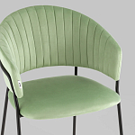 Стул в велюре фисташкового цвета Horizon варинант исполнения - 6 | Loft Concept в Москве