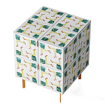 Тумба  с рисунком Short Pina Colada Orange варинант исполнения - 2 | Loft Concept в Москве