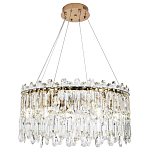 Круглая люстра с хрустальными подвесками Roul Crystal Round Chandelier варинант исполнения - 4 | Loft Concept в Москве
