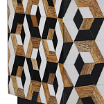 Настольная лампа с фигурным узором и трапециевидным абажуром Сonundrum варинант исполнения - 1 | Loft Concept в Москве