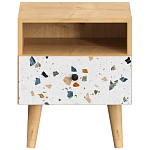 Прикроватная тумба с изображением на ящике Elise Nightstand варинант исполнения - 14 | Loft Concept в Москве