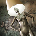 Лампа MANNEQUIN LAMP с абажуром руки на талии варинант исполнения - 9 | Loft Concept в Москве
