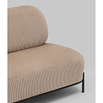 Диван Стоун велюр рельефный бежевый варинант исполнения - 3 | Loft Concept в Москве