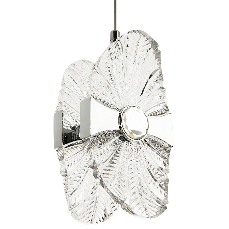     Fleuretta Crystal Chrome Hanging Lamp      | Loft Concept 