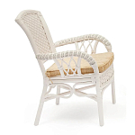 Комплект обеденный из ротанга Eloise white варинант исполнения - 2 | Loft Concept в Москве