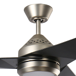 Люстра с вентилятором с черными лопастями Kichler варинант исполнения - 2 | Loft Concept в Москве