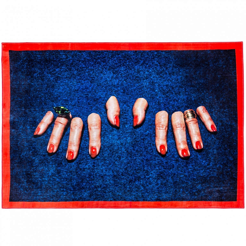  Seletti Rectangular Rug Fingers    | Loft Concept 