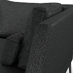 Мебельная ткань Шенилл черный цвет 138 см T4-35 варинант исполнения - 6 | Loft Concept в Москве