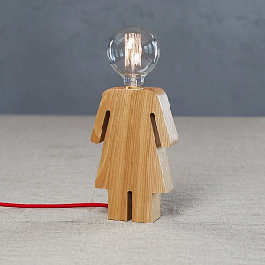Настольная лампа Wooden Girl