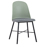 Стул из прочного пластика на металлическом основании Anora Green  варинант исполнения - 1 | Loft Concept в Москве