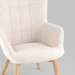 Белое кресло на ножках из массива CORDELIA варинант исполнения - 7 | Loft Concept в Москве