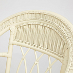 Комплект уличной мебели из ротанга Clara белый варинант исполнения - 4 | Loft Concept в Москве