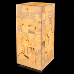 Торшер прямоугольный из натурального камня Calcite Geometry варинант исполнения - 12 | Loft Concept в Москве