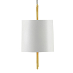 Люстра прямоугольная с белыми цилиндрическими абажурами White Ribbon варинант исполнения - 2 | Loft Concept в Москве