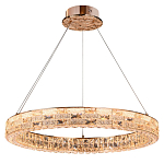 Люстра кольцевая с текстурной огранкой Reflection of Reality варинант исполнения - 1 | Loft Concept в Москве