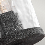 Бра с цилиндрическим плафоном из прозрачного рифленого стекла Feiss варинант исполнения - 4 | Loft Concept в Москве