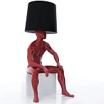 Лампа MALE MANNEQUIN LAMP с абажуром варинант исполнения - 1 | Loft Concept в Москве