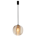 Подвесной светильник со стеклянным рельефным плафоном хром Perforated Glass 25 варинант исполнения - 2 | Loft Concept в Москве