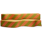 Дизайнерский модульный диван волнистой формы с цветным принтом Poltronova Superonda Sofa варинант исполнения - 4 | Loft Concept в Москве