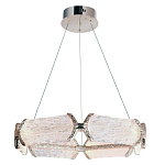 Люстра кольцевая с текстурным природным рисунком IceFlame варинант исполнения - 8 | Loft Concept в Москве