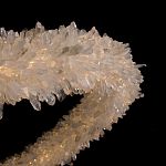 Люстра круглая с натуральным горным хрусталем Crystal Shimmer варинант исполнения - 4 | Loft Concept в Москве