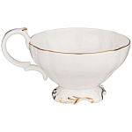 Чайный набор  белого цвета из фарфора на 6 персон 12 предметов Shine Porcelain варинант исполнения - 2 | Loft Concept в Москве