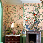 Обои ручная роспись Houghton Edo Blush варинант исполнения - 4 | Loft Concept в Москве