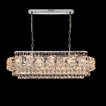 Люстра овальной формы хрустальная в неоклассическом стиле Majesty варинант исполнения - 4 | Loft Concept в Москве