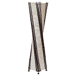 Торшер из перламутра на металлическом каркасе Indonesian Wave варинант исполнения - 1 | Loft Concept в Москве