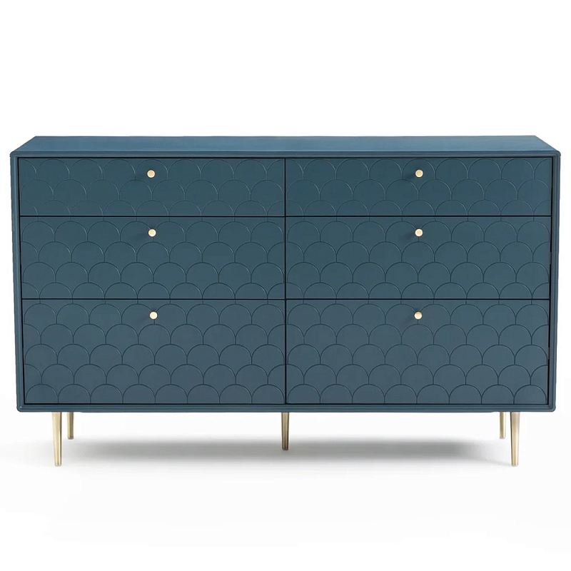   6   Scale Ornament Blue Chest of Drawers     | Loft Concept 