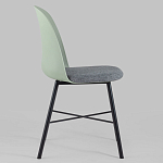 Стул из прочного пластика на металлическом основании Anora Green  варинант исполнения - 3 | Loft Concept в Москве