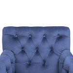 Кресло Addison Chic Armchair deep blue velour варинант исполнения - 4 | Loft Concept в Москве