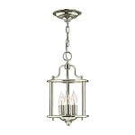 Подвесной светильник с прозрачным стеклянным цилиндрическим плафоном в классическом стиле на цепи Hinkley варинант исполнения - 21 | Loft Concept в Москве