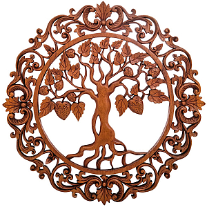 Панно из дерева LeafBerry Panel With Trees