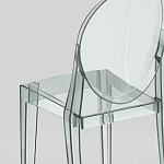 Прозрачный стул с серым оттенком LOUIS GHOST CHAIR варинант исполнения - 6 | Loft Concept в Москве