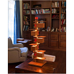 Торшер с каркасом из множества полок Links варинант исполнения - 4 | Loft Concept в Москве