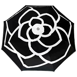 Зонт раскладной CHANEL дизайн 006 Черный цвет