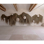 Большая дизайнерская Инсталляция из соломы RAFFIA Installation  варинант исполнения - 7 | Loft Concept в Москве