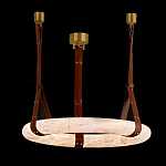 Люстра в форме обруча из натурального камня Minerals of Light варинант исполнения - 4 | Loft Concept в Москве