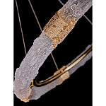 Люстра в форме кольца с золотым декором Warm Heavenly Light варинант исполнения - 3 | Loft Concept в Москве