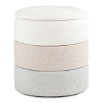 Пуф Three Colors в ткани букле из трех цветов  варинант исполнения - 1 | Loft Concept в Москве