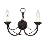 Бра черного цвета с лампой в форме свечи Elstead Lighting варинант исполнения - 4 | Loft Concept в Москве