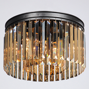 Потолочный светильник ODEON Amber GLASS Prism Round 2-TIER 40 см