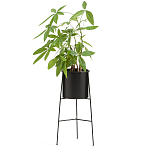 Кашпо из металла Elevated Planters черное варинант исполнения - 2 | Loft Concept в Москве