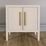 Тумбочка Primo с дверцами шпон Светлый дуб варинант исполнения - 2 | Loft Concept в Москве