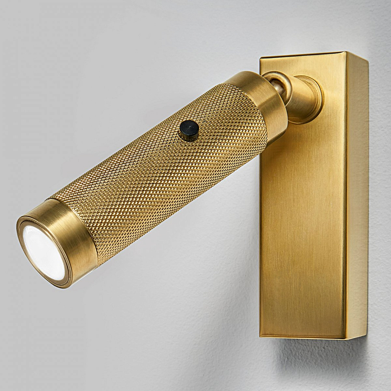  Chelsom WALL LED KNURL BRASS    | Loft Concept 