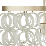 Потолочный светильник с каскадом из круглых декоративных колец Waterfall from the Rings варинант исполнения - 1 | Loft Concept в Москве