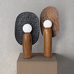 Настольная лампа из дерева Decorative Wooden Lamp варинант исполнения - 2 | Loft Concept в Москве