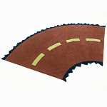 Дизайнерский ковер с изображением дороги Poltronova Autostrada Rug варинант исполнения - 3 | Loft Concept в Москве